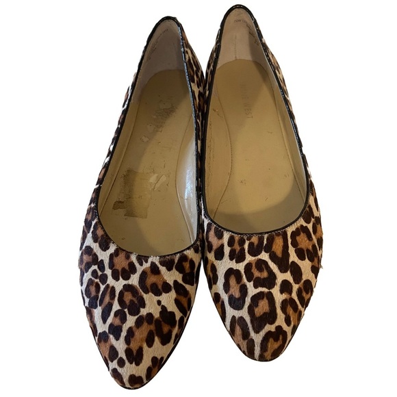 Nine West Leopard Print Flats Size 8 - Picture 3 of 6